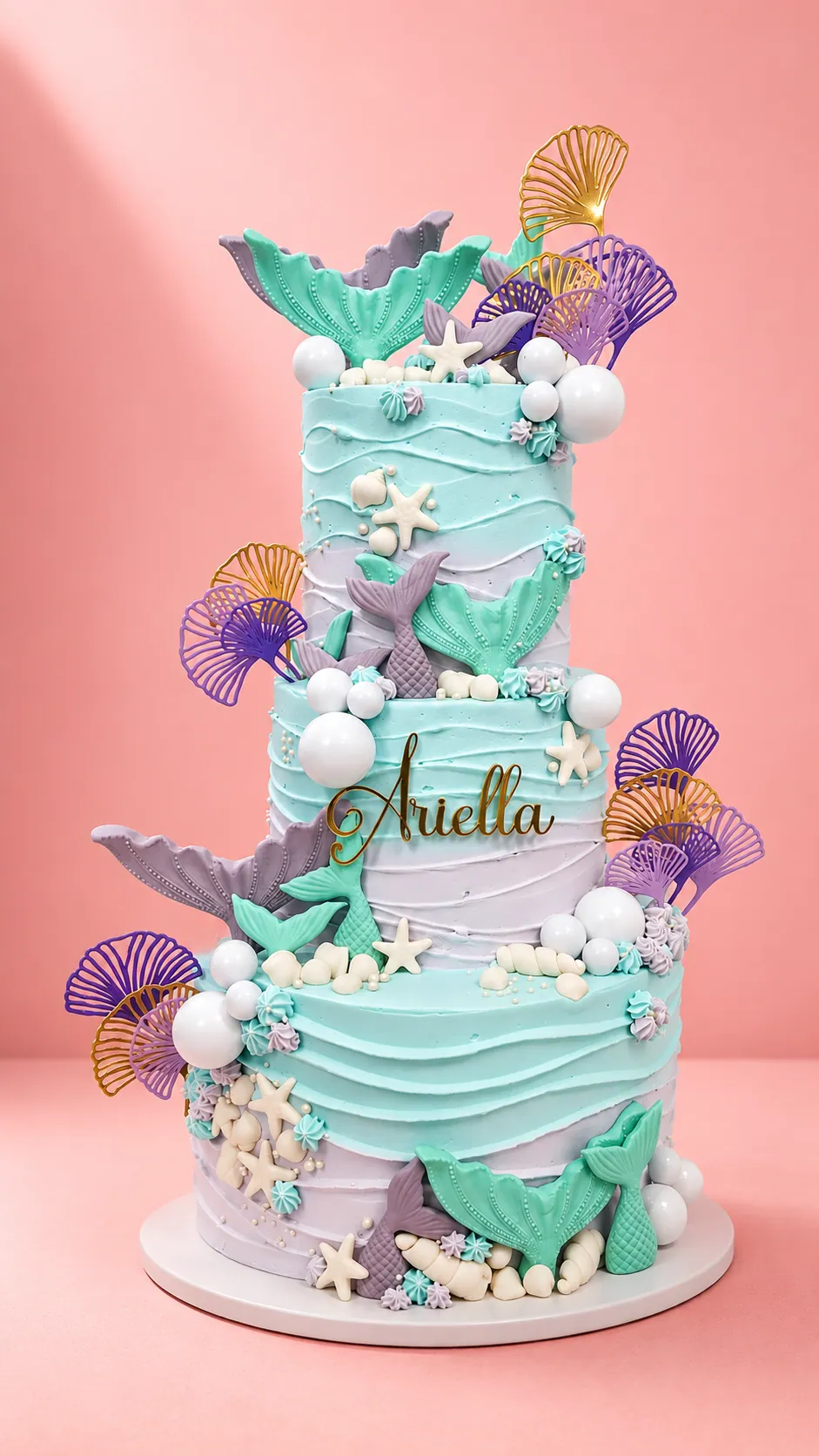 Torta temática sirena - Chavela's Bakery